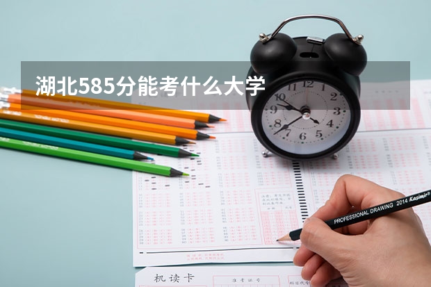 湖北585分能考什么大学