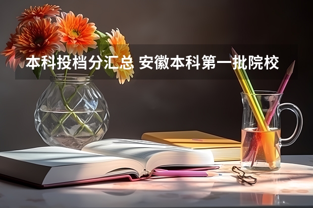 本科投档分汇总 安徽本科第一批院校投档分数及名次公布