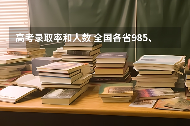 高考录取率和人数 全国各省985、211录取率