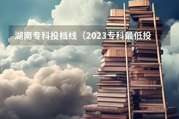 湖南专科投档线（2023专科最低投档线）