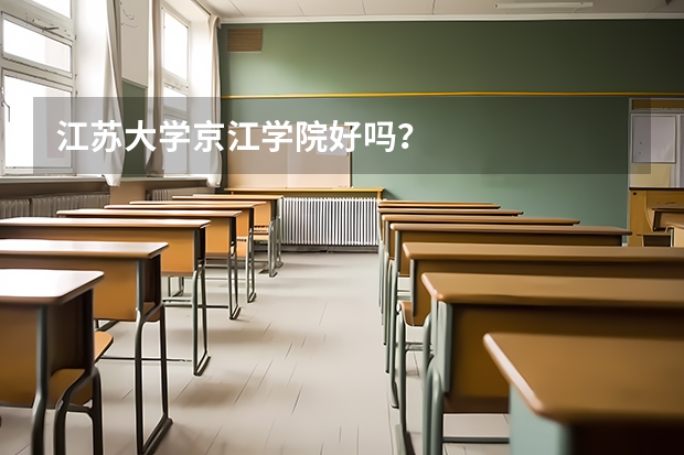 江苏大学京江学院好吗？