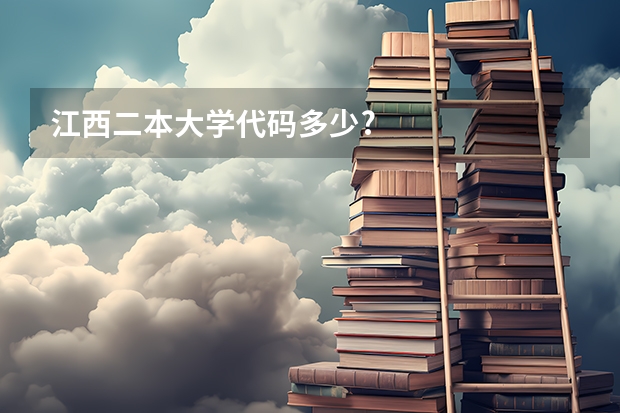 江西二本大学代码多少?