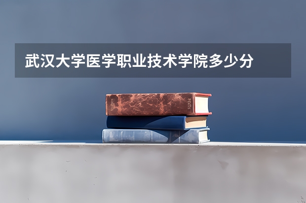 武汉大学医学职业技术学院多少分