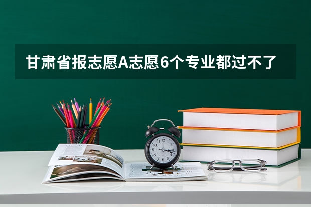 甘肃省报志愿A志愿6个专业都过不了，那么剩下后面B,C,D等会怎么办？逐个筛选还是直接就退