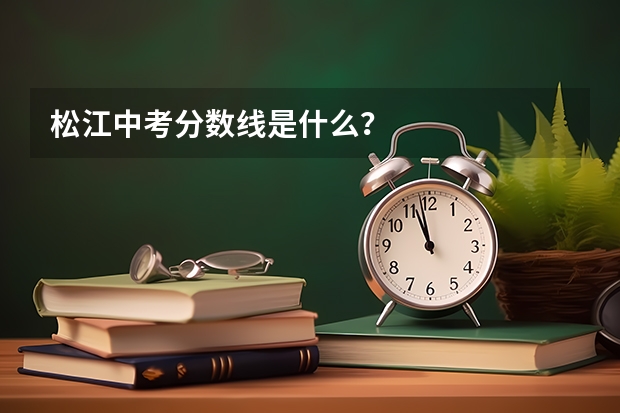 松江中考分数线是什么？