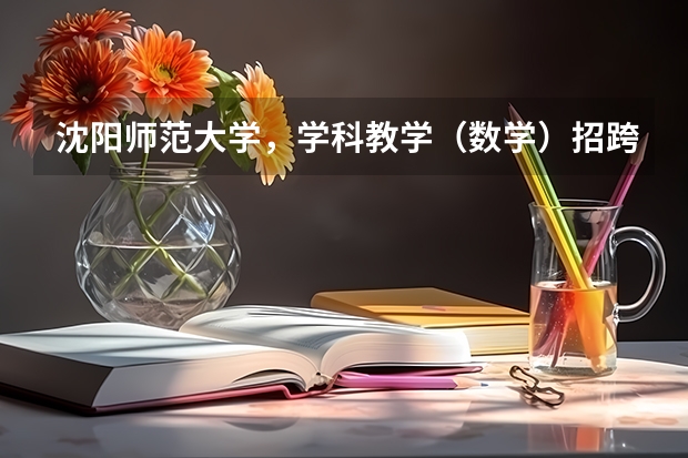 沈阳师范大学，学科教学（数学）招跨学科考研的吗，我是应用统计学的