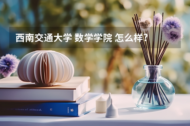 西南交通大学 数学学院 怎么样?