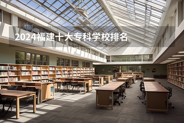 2024福建十大专科学校排名