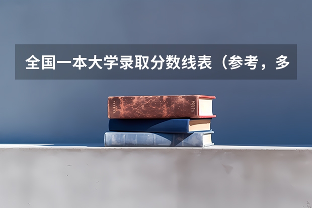 全国一本大学录取分数线表（参考，多省份汇总） 大学录取分数线一览表