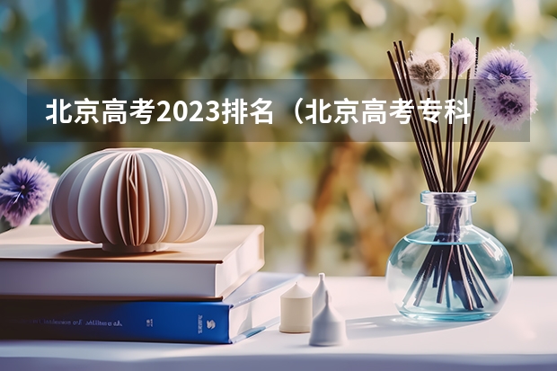 北京高考2023排名（北京高考专科录取率）