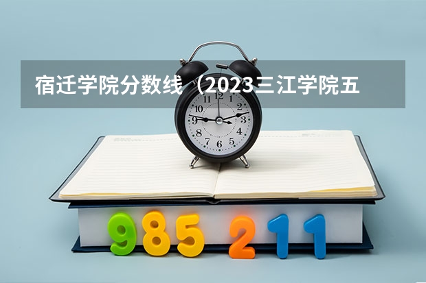 宿迁学院分数线（2023三江学院五年制专转本录取分数）