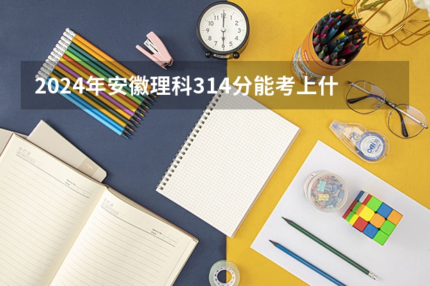 2024年安徽理科314分能考上什么大学？