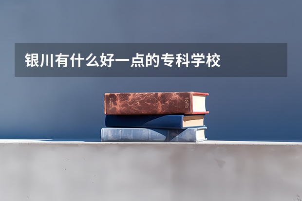 银川有什么好一点的专科学校