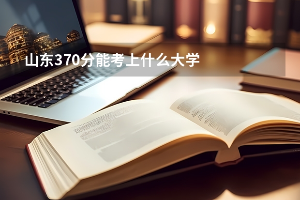 山东370分能考上什么大学