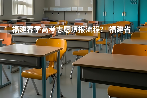 福建春季高考志愿填报流程？ 福建省高考志愿填报步骤及注意事项