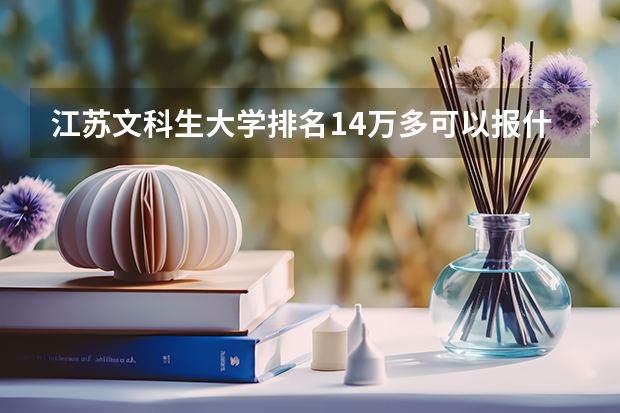 江苏文科生大学排名14万多可以报什么学校啊