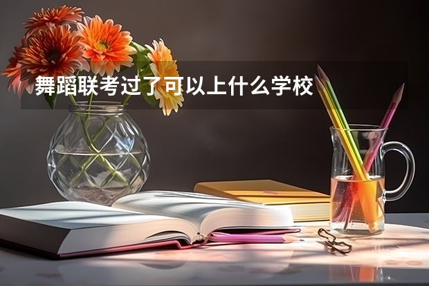 舞蹈联考过了可以上什么学校