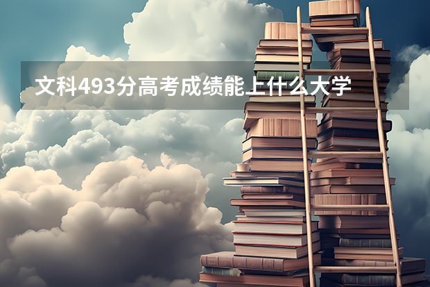 文科493分高考成绩能上什么大学