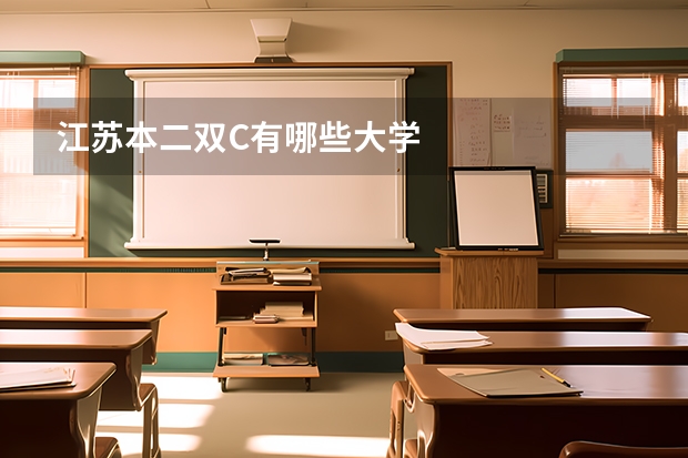 江苏本二双C有哪些大学