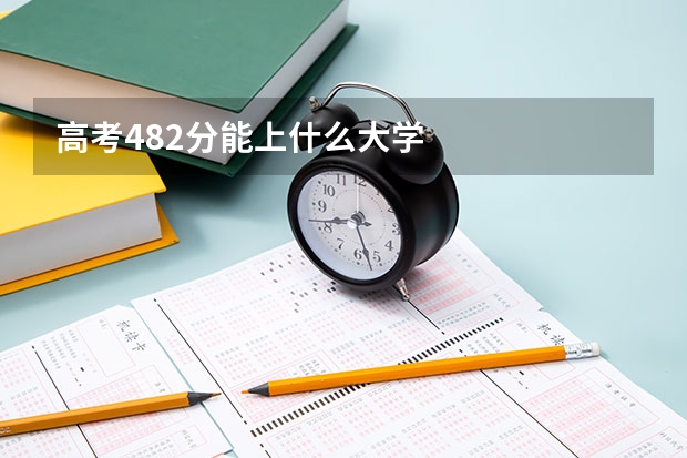 高考482分能上什么大学