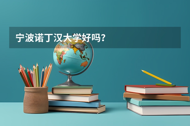 宁波诺丁汉大学好吗？