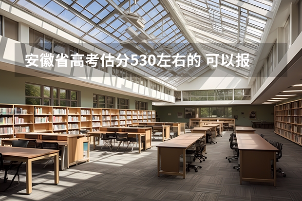 安徽省高考估分530左右的 可以报哪所军校（09年安徽高考军校咨询！）