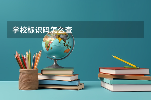 学校标识码怎么查