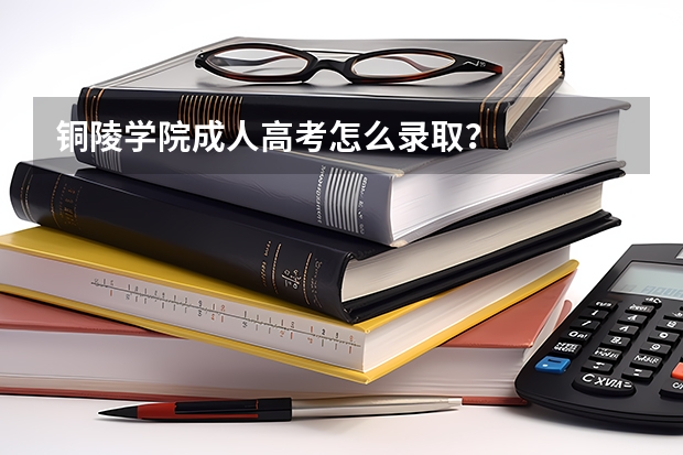 铜陵学院成人高考怎么录取？